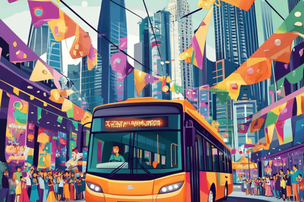 Naik TransJakarta, Pramono-Rano Tiba di Acara Relaunching JAKI: Inovasi Digital dan Keamanan Jakarta