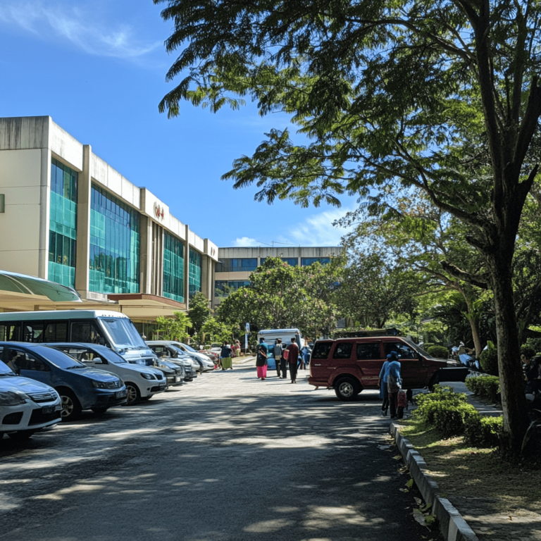 Situasi Parkir RSUD Tangsel Setelah Bebas Dari Penguasaan Ormas Pemuda Pancasila